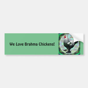 Adesivo Para Carro Brahma: Galo Rico Escuro
