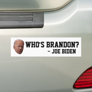 ADESIVO PARA CARRO BRANDON? JOE BIDEN BUMPER STICKERS
