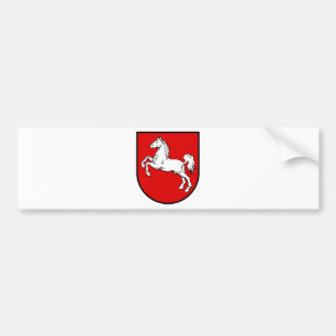 Adesivo Para Carro Brasão de Baixa Saxónia (Alemanha)