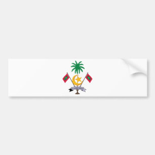 Adesivo Para Carro Brasão de Maldives