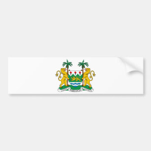 Adesivo Para Carro Brasão do Sierra Leone