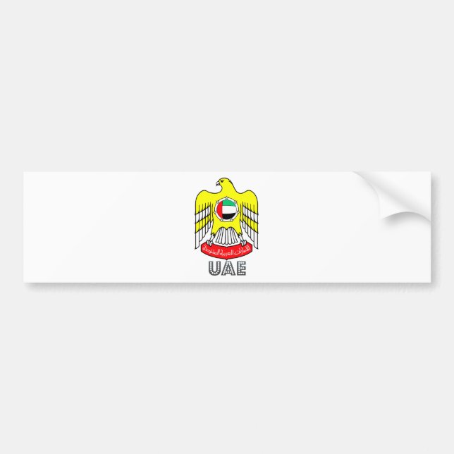 Adesivo Para Carro Brasão dos Uae (Frente)