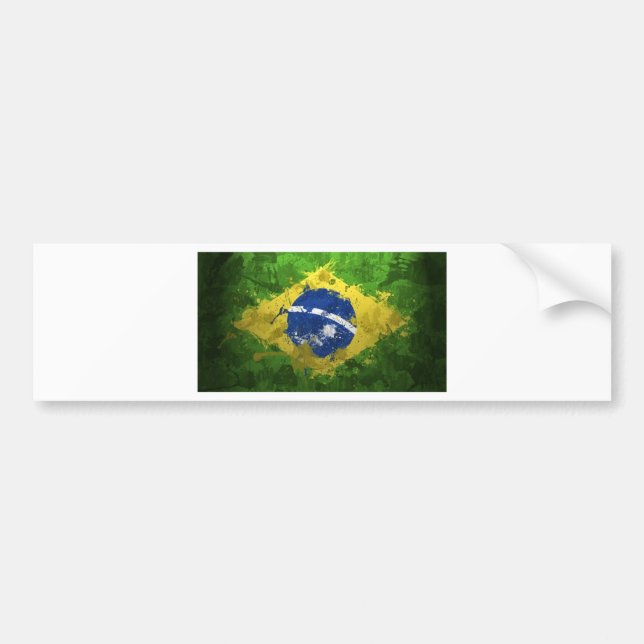 Adesivo Para Carro Brasil-Bandeira (Frente)