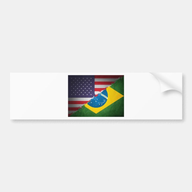 Adesivo Para Carro Brasil e América (Frente)