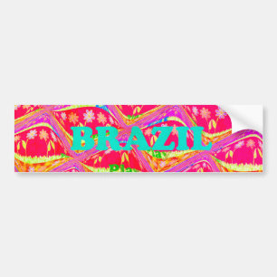 Adesivo Para Carro Brazil  Sticker Template Car Bumper Sticker