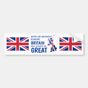 ADESIVO PARA CARRO BREXIT EXCELENTE BRETANHA EUROPA
