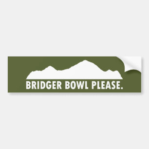 Adesivo Para Carro Bridger Bowl, por favor