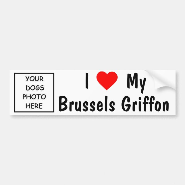 Adesivo Para Carro Bruxelas Griffon (Frente)