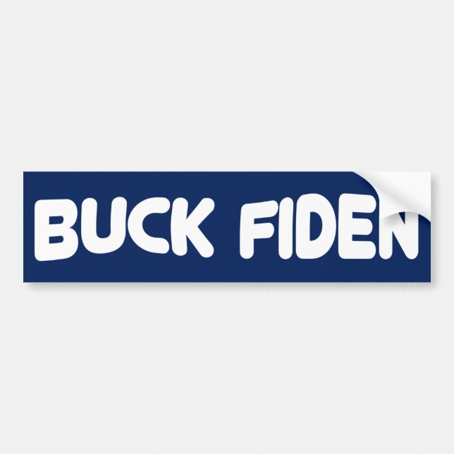 Adesivo Para Carro Buck Fiden Bumper Sticker (Frente)