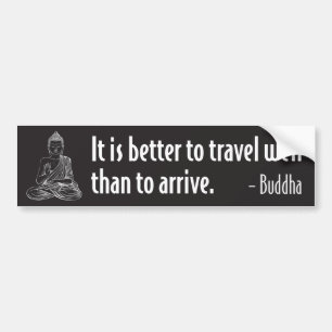 Adesivo Para Carro Buda Bumper Sticker - Melhor para Viagem Bem...