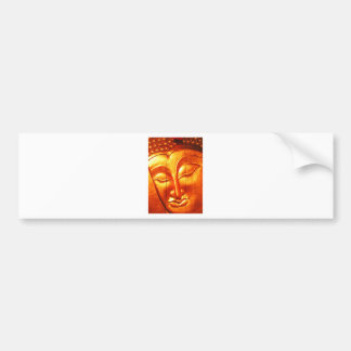 Adesivo Para Carro Buddha dourado