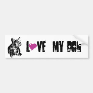 Adesivo Para Carro Buldogue francês Buldog Bumper Sticker