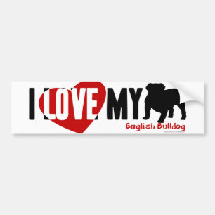 Adesivo Para Carro Buldogue inglês