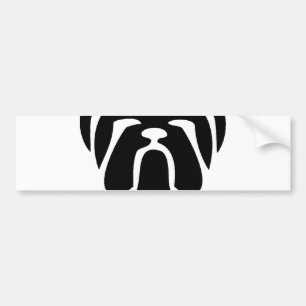 Adesivo Para Carro buldogue tribal