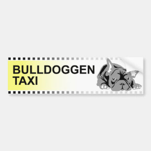 Adesivo Para Carro Bulldoggen Taxi (alemão)