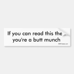 Adesivo Para Carro Bumbum Munch