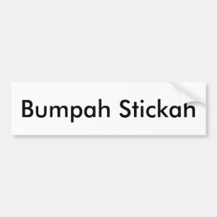 Adesivo Para Carro Bumpah Stickah