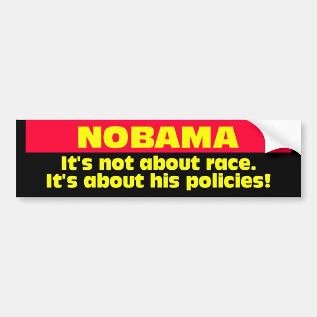 ADESIVO PARA CARRO BUMPER_NOBAMA_120 (Frente)