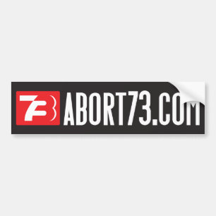 Adesivo Para Carro Bumper Sticker Abort73.com