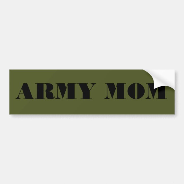 Adesivo Para Carro Bumper Sticker Army (Frente)