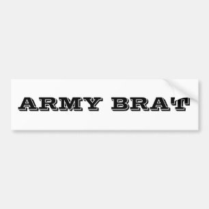 Adesivo Para Carro Bumper Sticker Army Brat