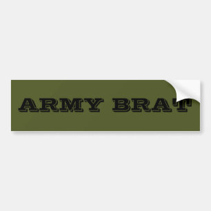 Adesivo Para Carro Bumper Sticker Army Brat