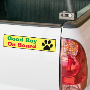 Adesivo Para Carro Bumper Sticker - Bom Garoto No Conselho