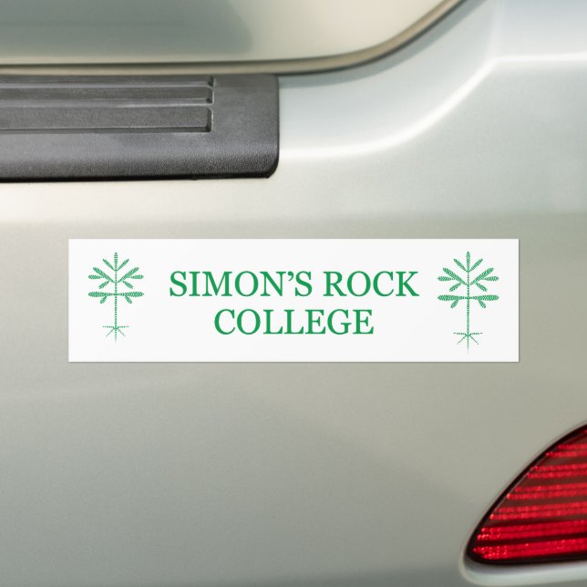 Adesivo Para Carro Bumper Sticker com SRC Verde e Saping (No carro)