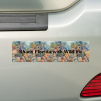 Bumper Sticker Compartilha Flórida com Prateleiras