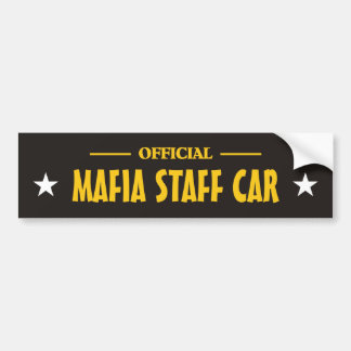 Adesivo Para Carro Bumper_sticker da máfia