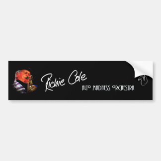 Adesivo Para Carro Bumper Sticker da Orquestra Richie Cole Alto Madne