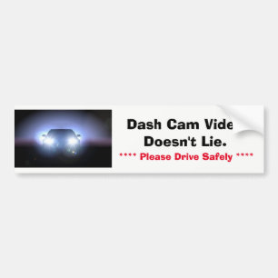 Adesivo Para Carro Bumper Sticker - Dash Cam Video