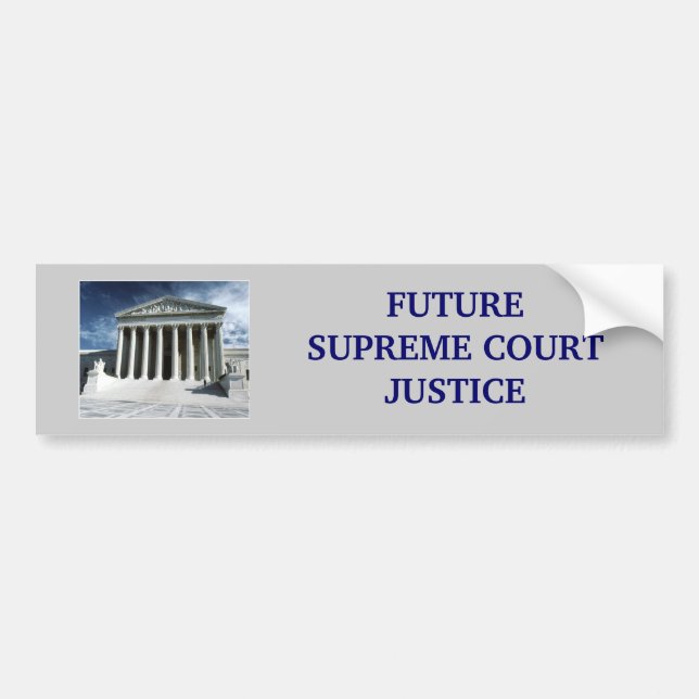 Adesivo Para Carro Bumper Sticker "Futuro Tribunal Supremo" (Frente)