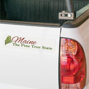 Adesivo Para Carro Bumper Sticker - MAINE