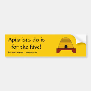 Adesivo Para Carro Bumper Sticker - Os apicultores fazem-no pela Colm