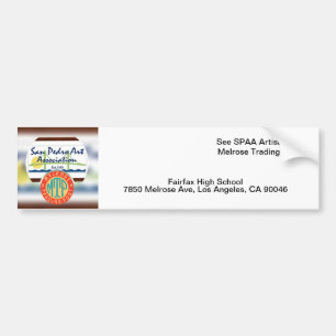 Adesivo Para Carro Bumper Sticker - SPAA - Melrose Trading Posta