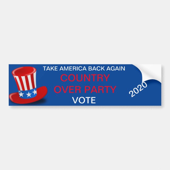 Adesivo Para Carro Bumper Sticker - TABA Country Over Party (Frente)