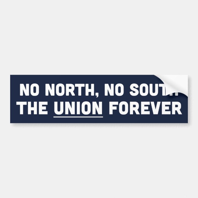 Adesivo Para Carro Bumper Sticker "Union Forever" (Frente)