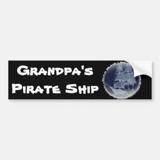 Adesivo Para Carro Bumper Sticker "VODPA PIRATE SHIP"