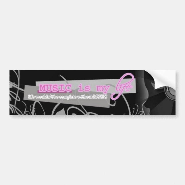 Adesivo Para Carro bumpersticker (Frente)