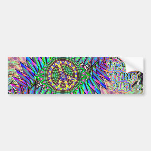 Adesivo Para Carro Bumpersticker da PAZ