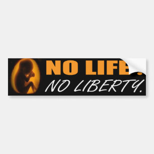Adesivo Para Carro bumpersticker da Pro-vida