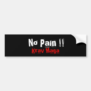 Adesivo Para Carro Bumpersticker das artes marciais de Krav Maga