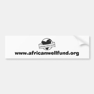 Adesivo Para Carro Bumpersticker de AWF