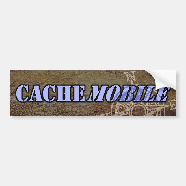 Adesivo Para Carro Bumpersticker de Cachemobile (Frente)