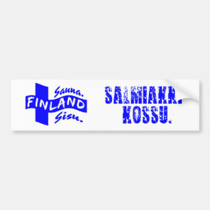 Adesivo Para Carro Bumpersticker de Finlandia