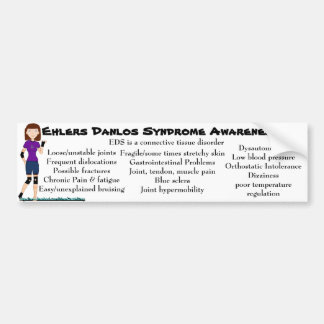 Adesivo Para Carro Bumpersticker de Lyndon EDS Awarness