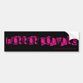 Adesivo Para Carro bumpersticker do couture do horror