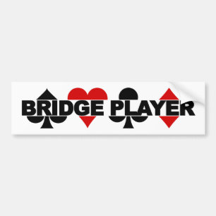 Adesivo Para Carro Bumpersticker do jogador de ponte