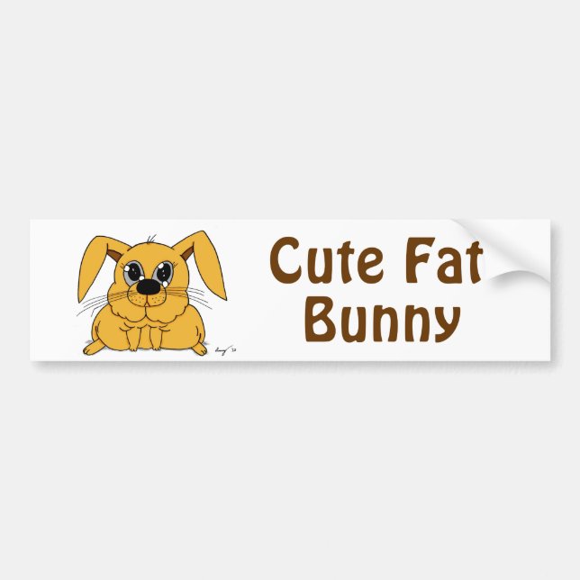 Adesivo Para Carro Bumpersticker fino (Frente)